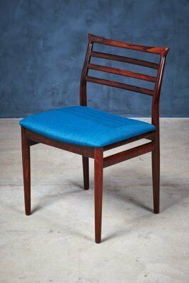 Meubels Deense Eetkamerstoelen In Palissanderhout Van Erling Torvits Voor Sorø Stolefabrik, Ca. Jaren 1960, Set Van 6 photo
