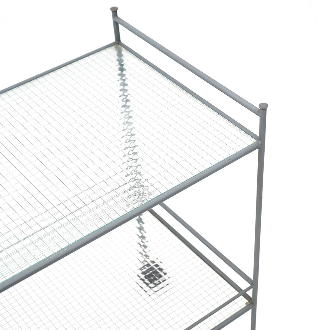 photo for sale Metal And Glass Service Trolley, 1980s