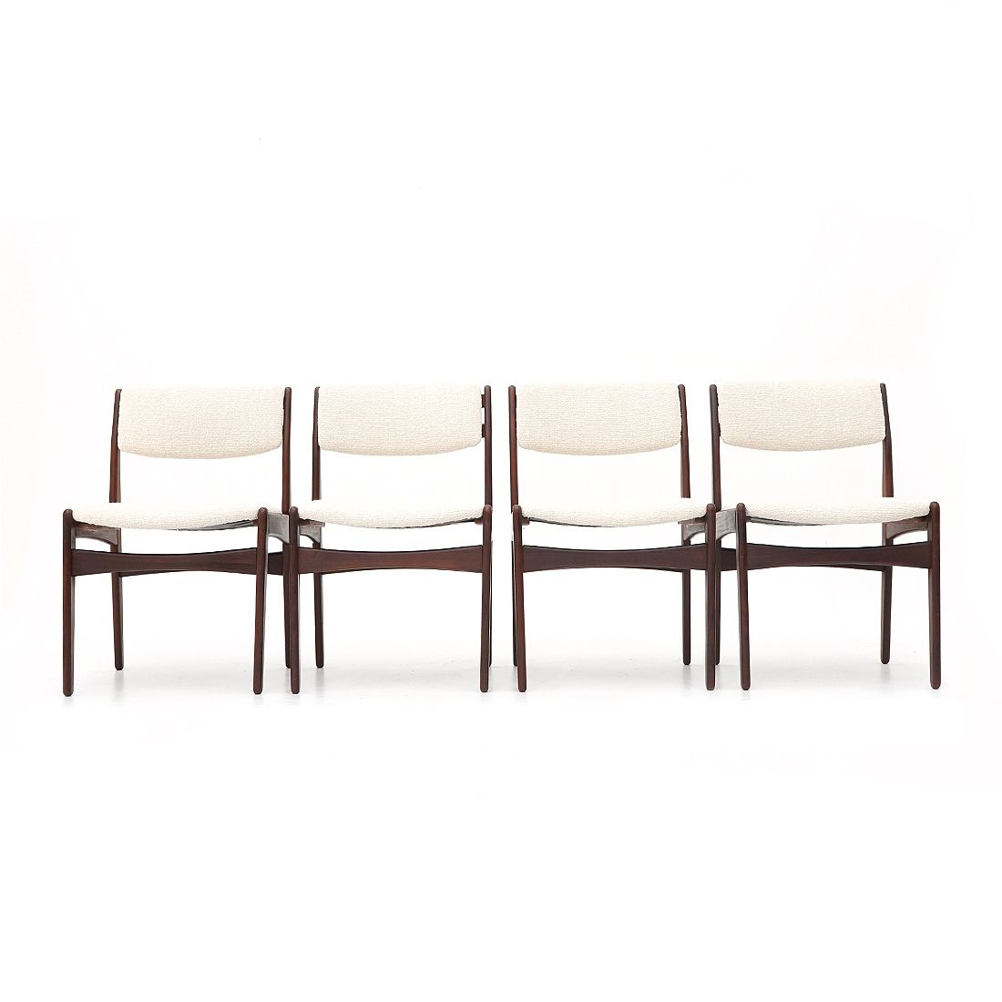 4 Teak Chairs By Poul Volther For Frem Rojle, 1960s photo vintage