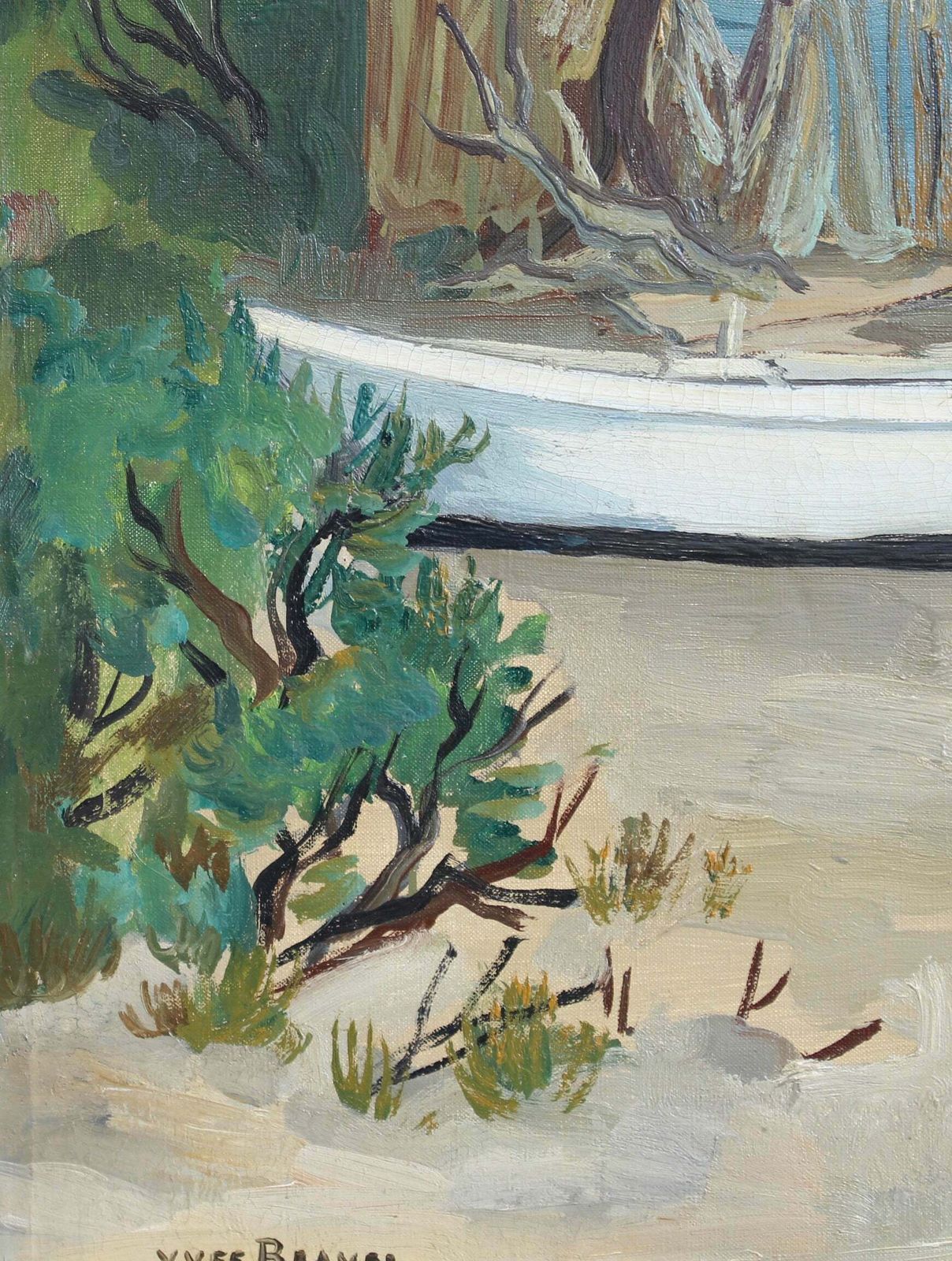 'The Mouth Of The Little Rhone' By Yves Brayer (Circa 1960s) photo 7500.0