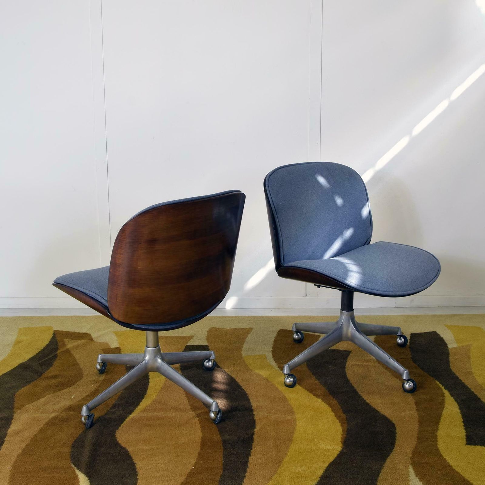 Ico Parisi Chairs For Mim Rome 1970s photo Furniture