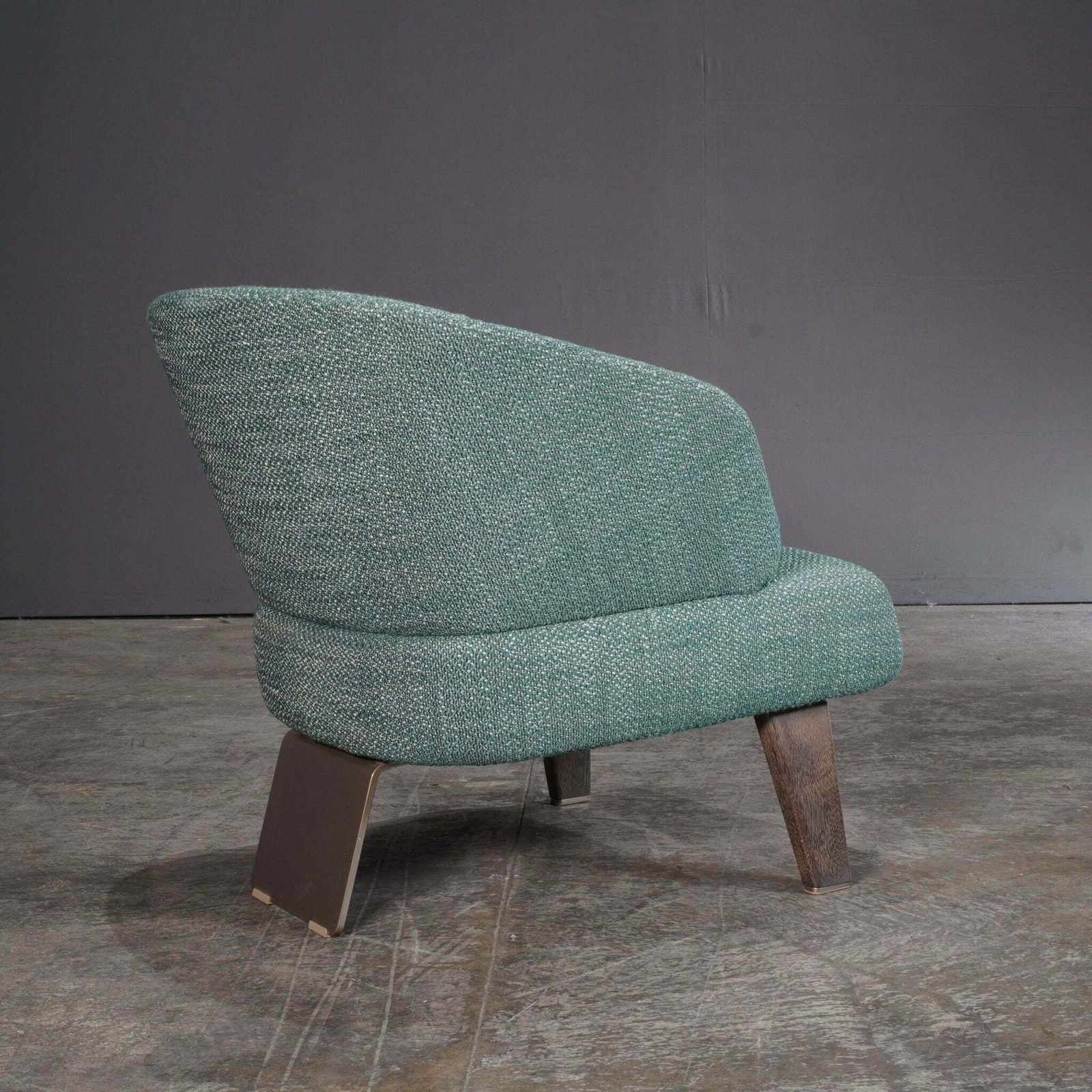 Minotti Green Aston Armchair By Rodolfo Dordoni photo vintage
