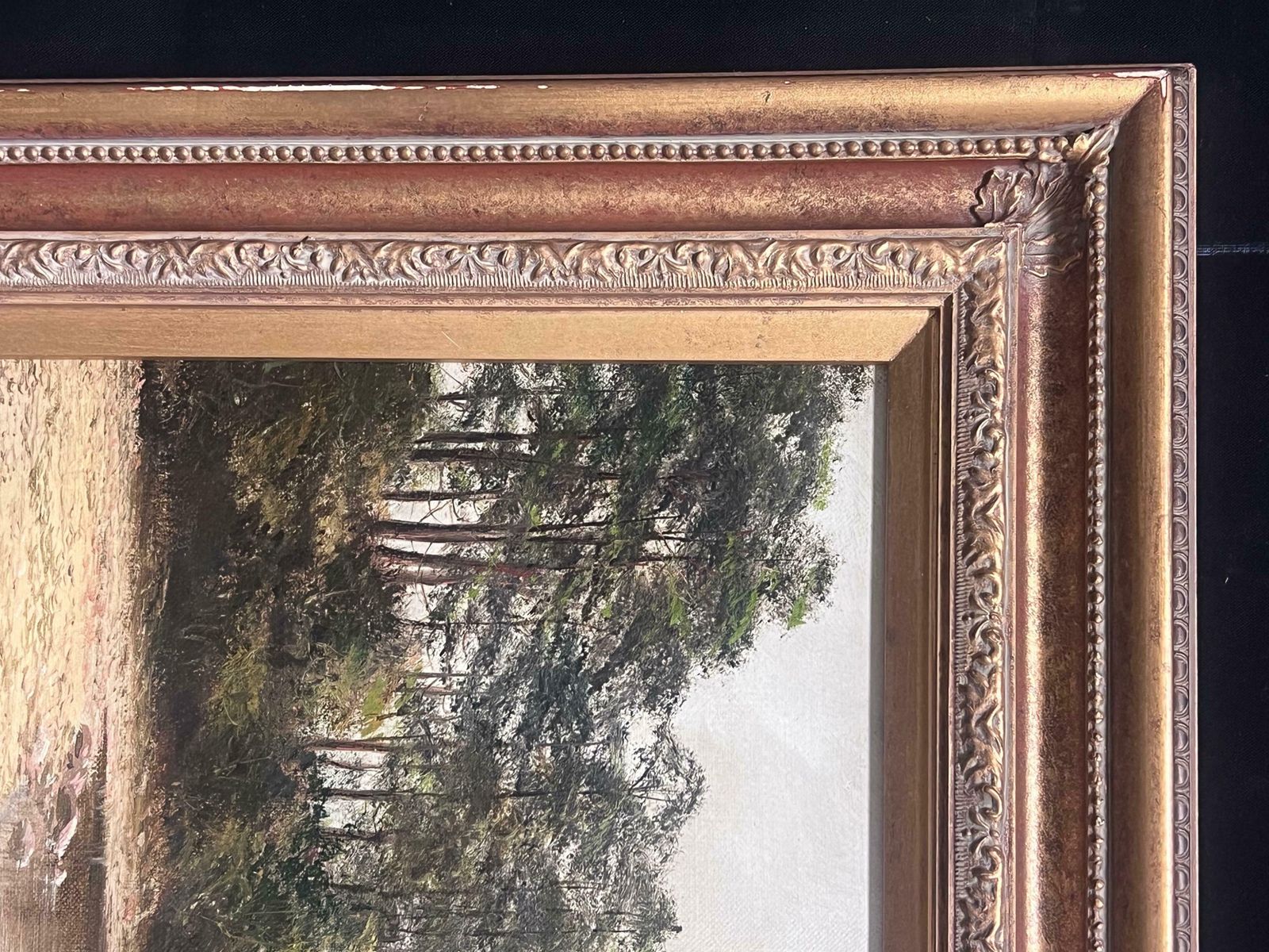 Arthur Grahamantique English Signed Oil Painting 1902 Tranquil Derwentwater Lake District19th Century photo vinterior