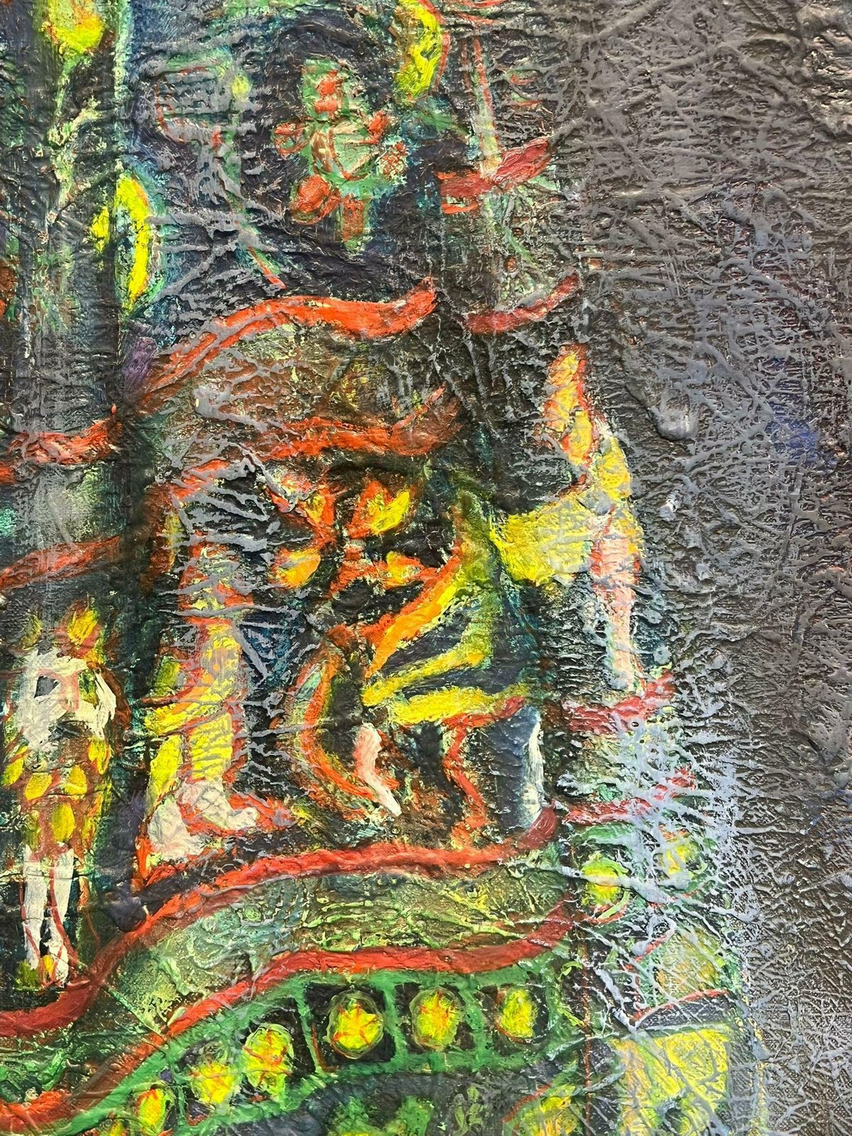 French Schoolhuge Portrait Veiled Female In Dreamlike Fusion Of Spirituality And Nature1970's photo buy