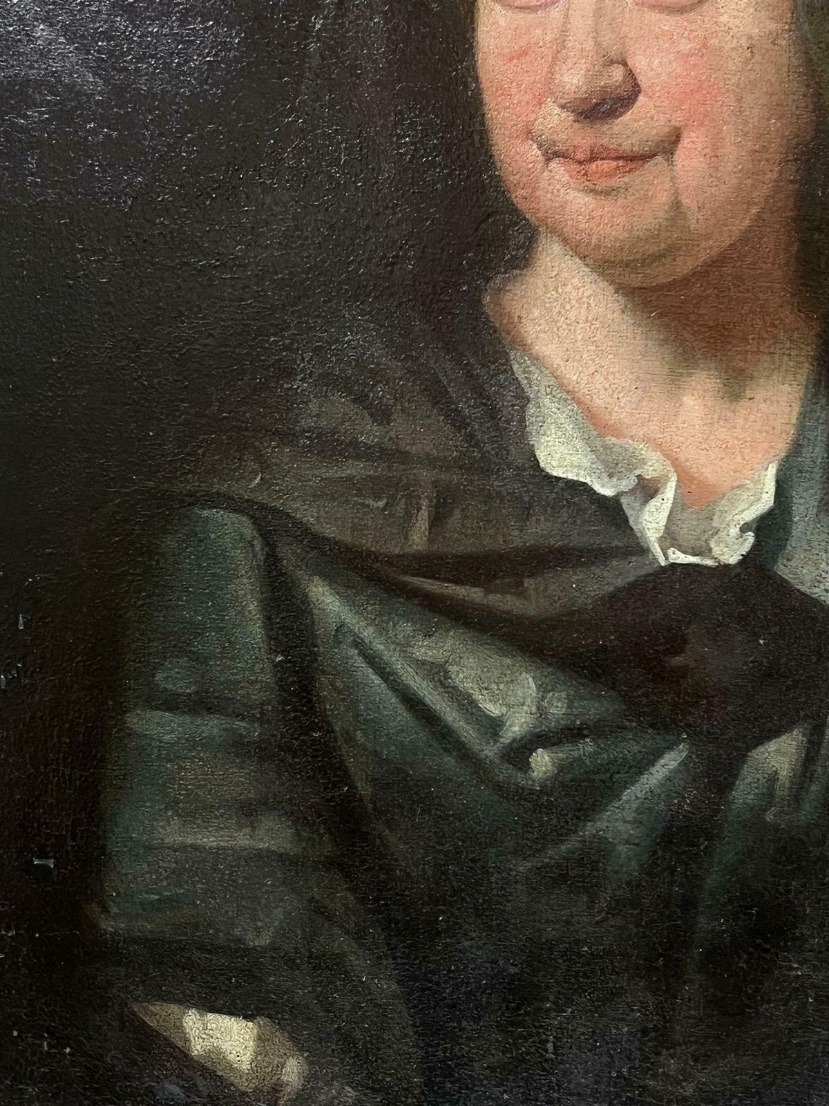 English 18th Century Large 18th Century English Old Master Oil Painting Portrait Of Lady On Canvas photo Art