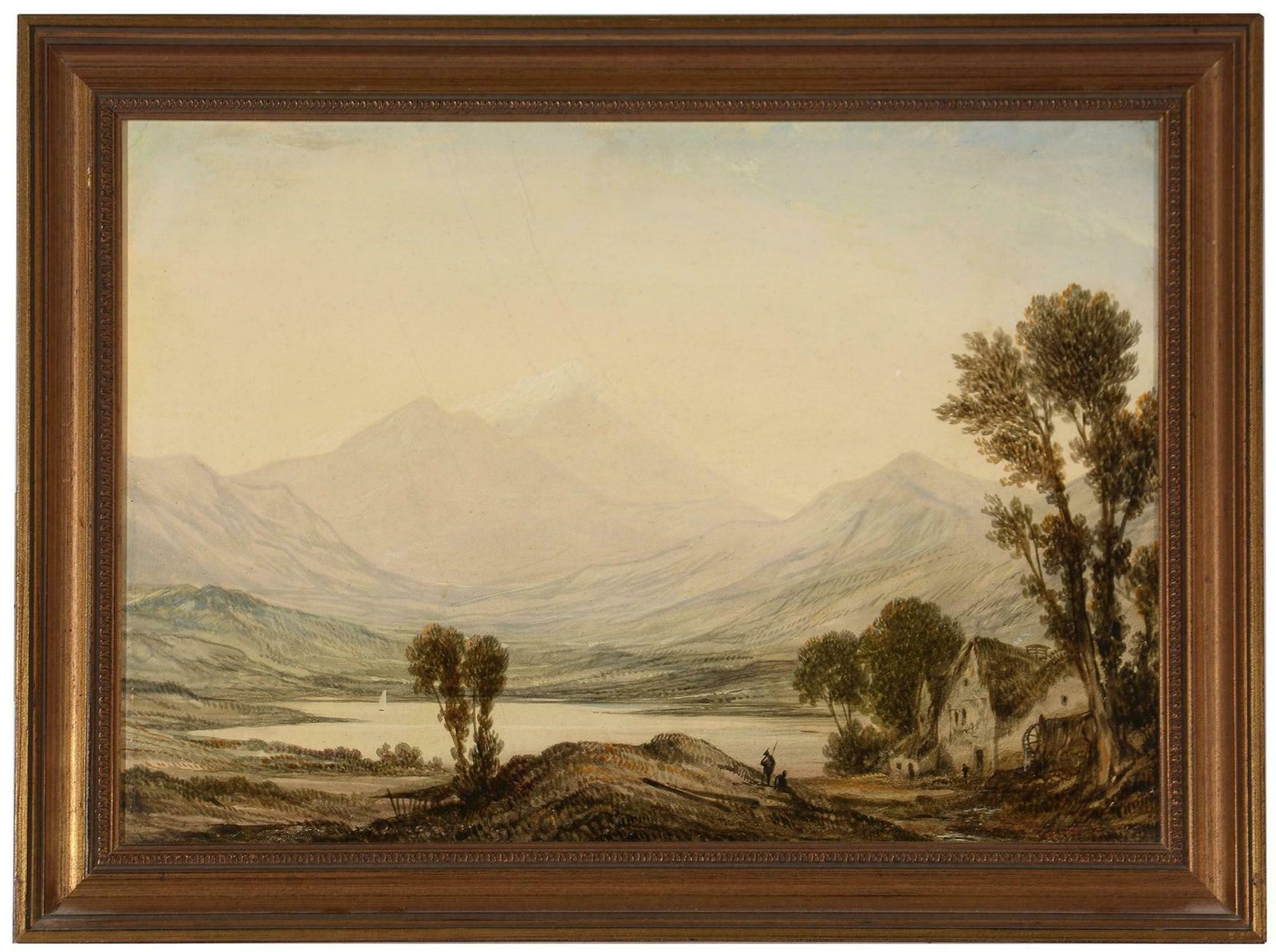 John Wilson Ewbank, Rsa (1799 1847the Amphitheatre Of Loch Lomond From The Water Mill At Ross Ben Lomond Scotlandc. 1840's photo Art