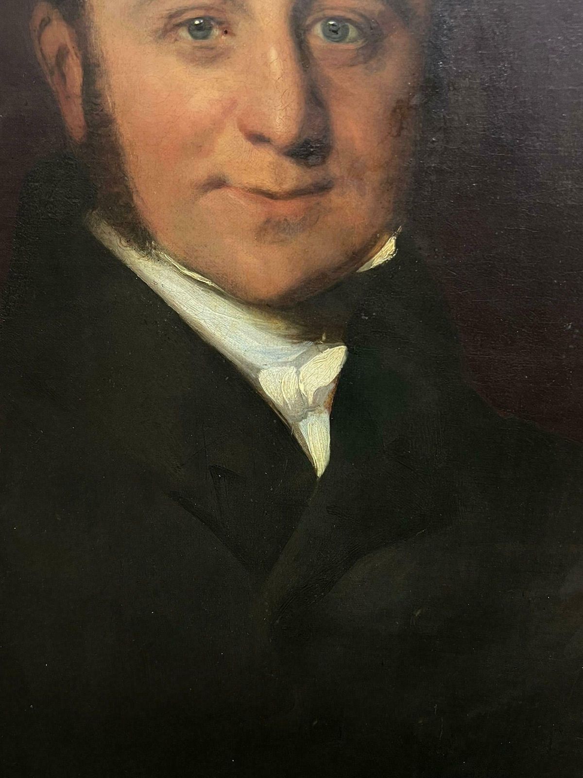 British School1830's British Oil Painting Large Portrait Of A Distinguished Gentleman19th Century photo for sale