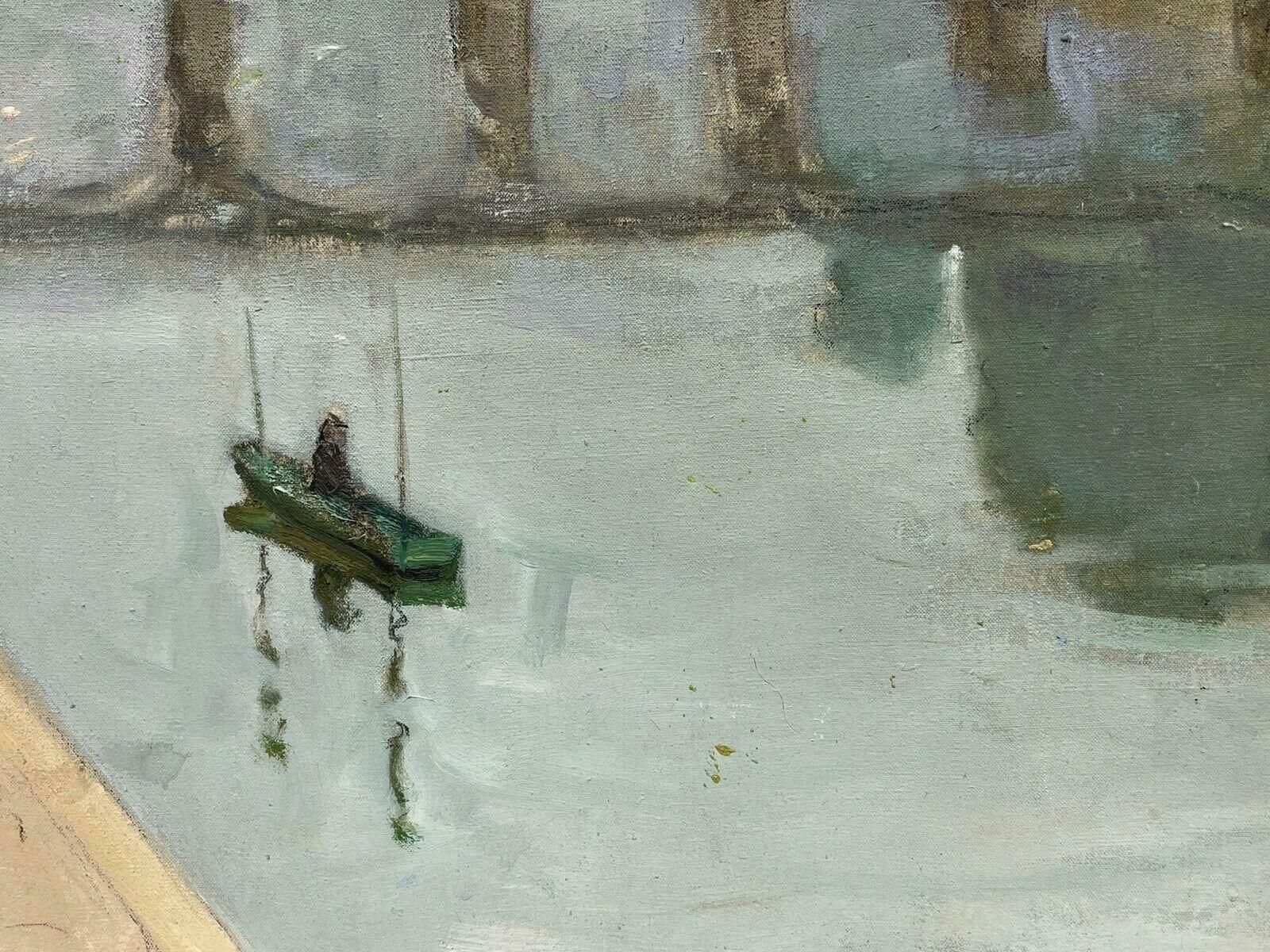 Constant Doreconstant Dore (French 1883 1963) Pont Aven School Oil   The River Seine Paris photo Art