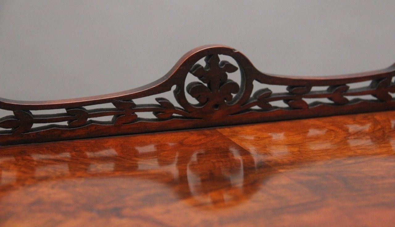 1250.0 19th Century Burr Walnut Whatnot photo