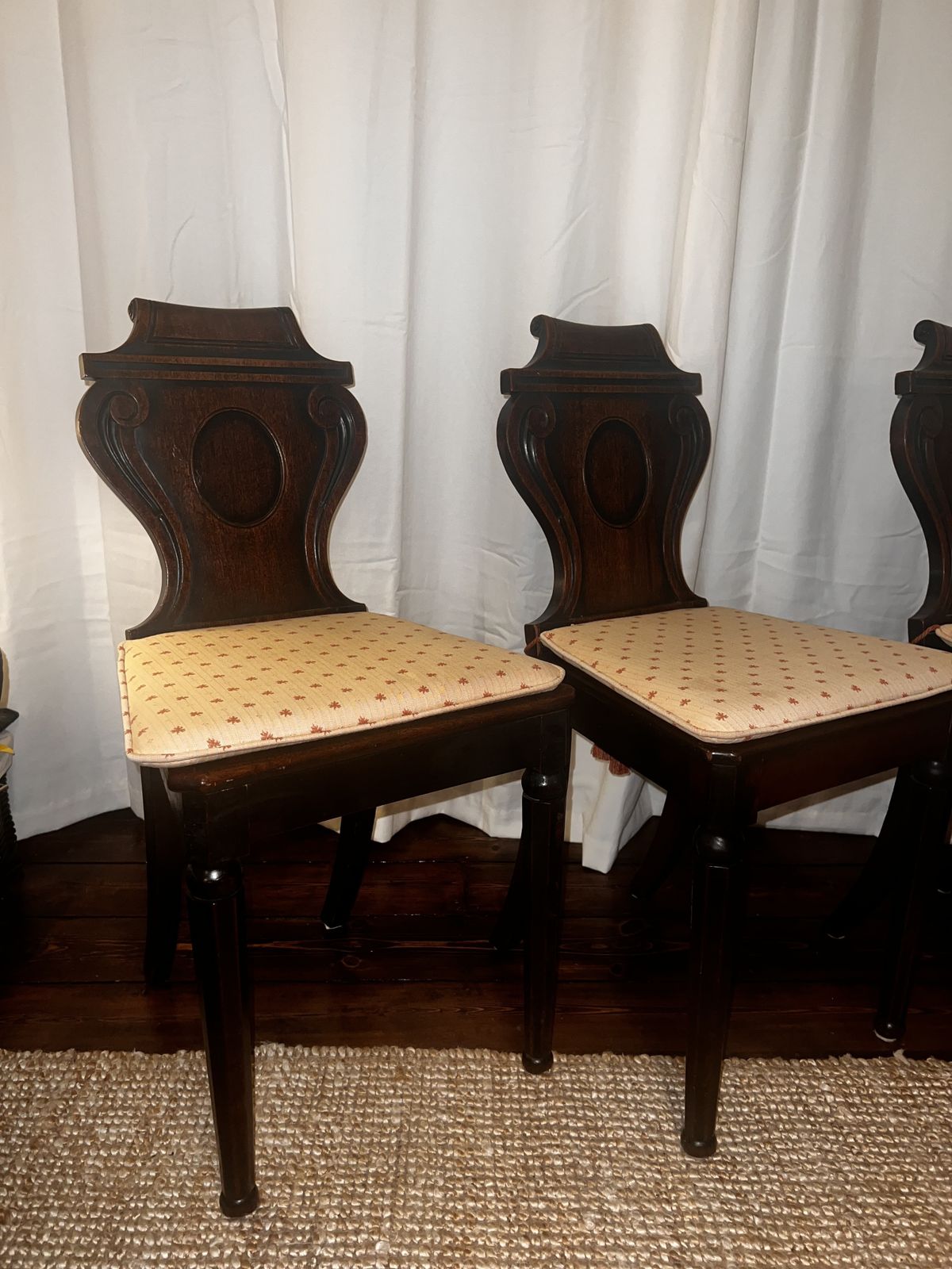 A Set Of Four George IV Mahogany Hall Chairs, Circa 1825 photo vinterior