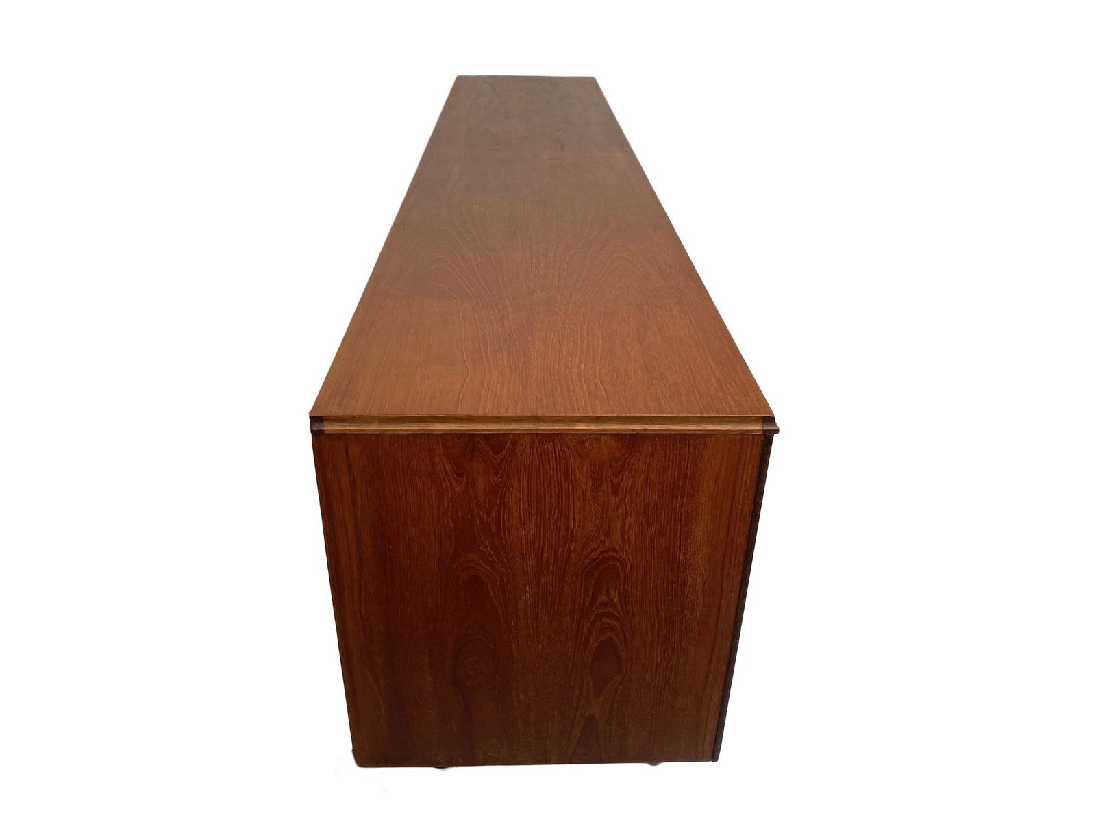 British Elliots Of Newbury For Royal Heritage Furniture Long Teak Sideboard Credenza Mid Century 1960s photo vintage