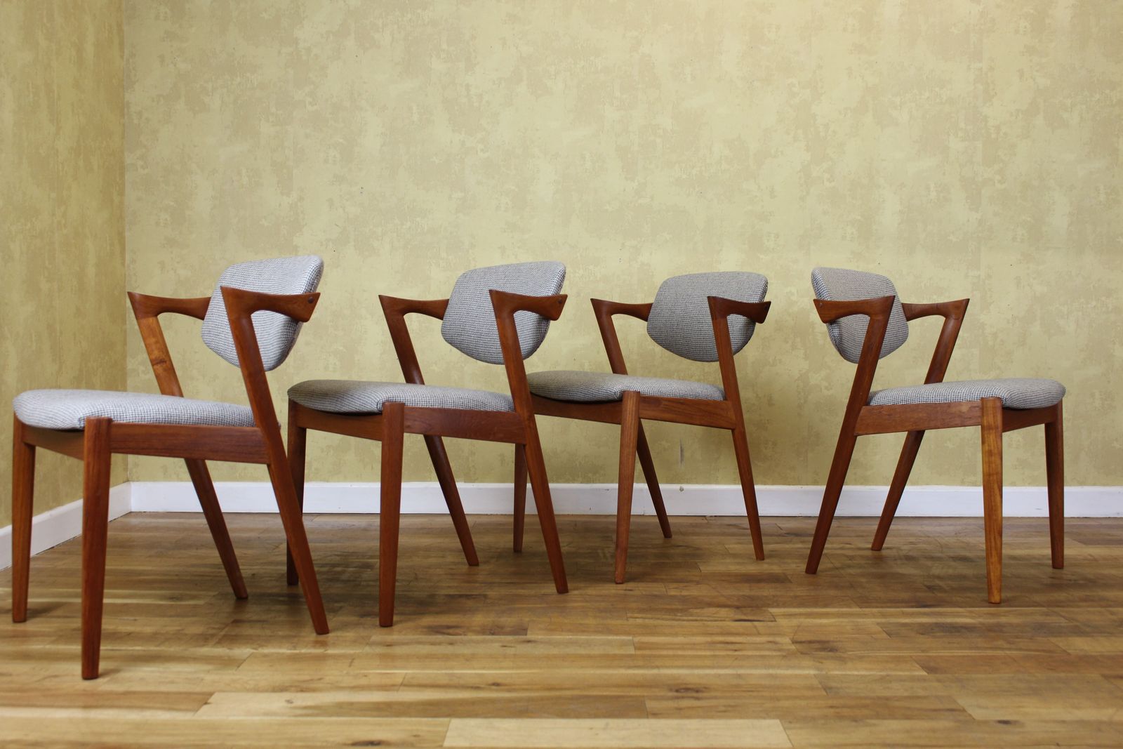 8 Model 42 Kai Kristiansen Teak Dining Chairs photo 7950.0