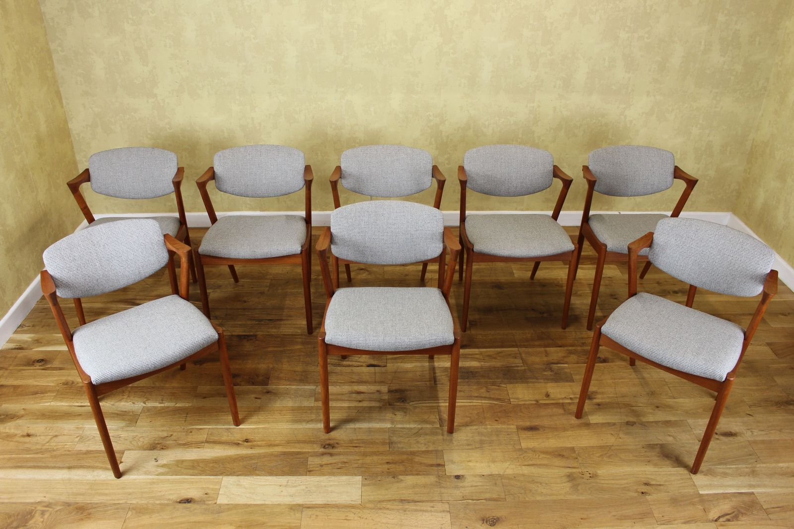 8 Model 42 Kai Kristiansen Teak Dining Chairs photo vinterior