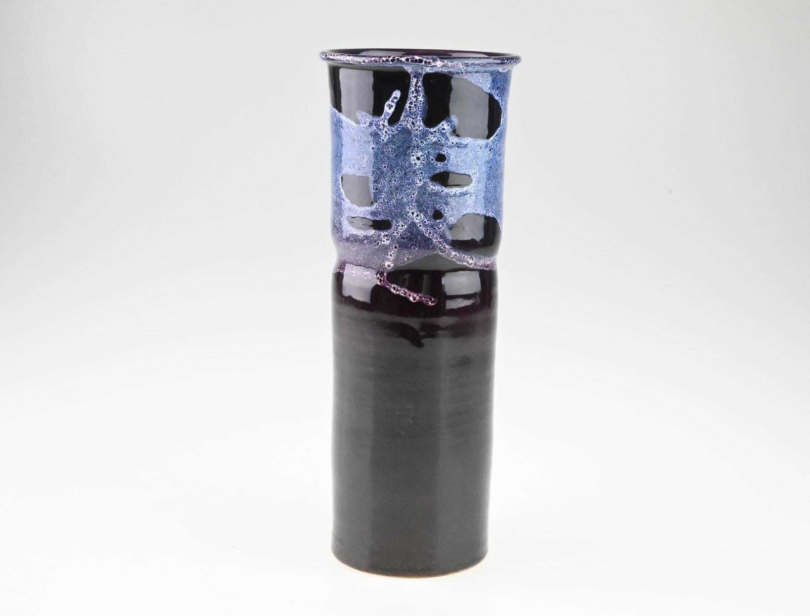 Ceramic Flower Vase, Mid Century Modernist Vase, Czech Pottery, Purple Ceramic Vase, Ceramic Vase, Pottery Vase, Mid Century, Vintage Vase