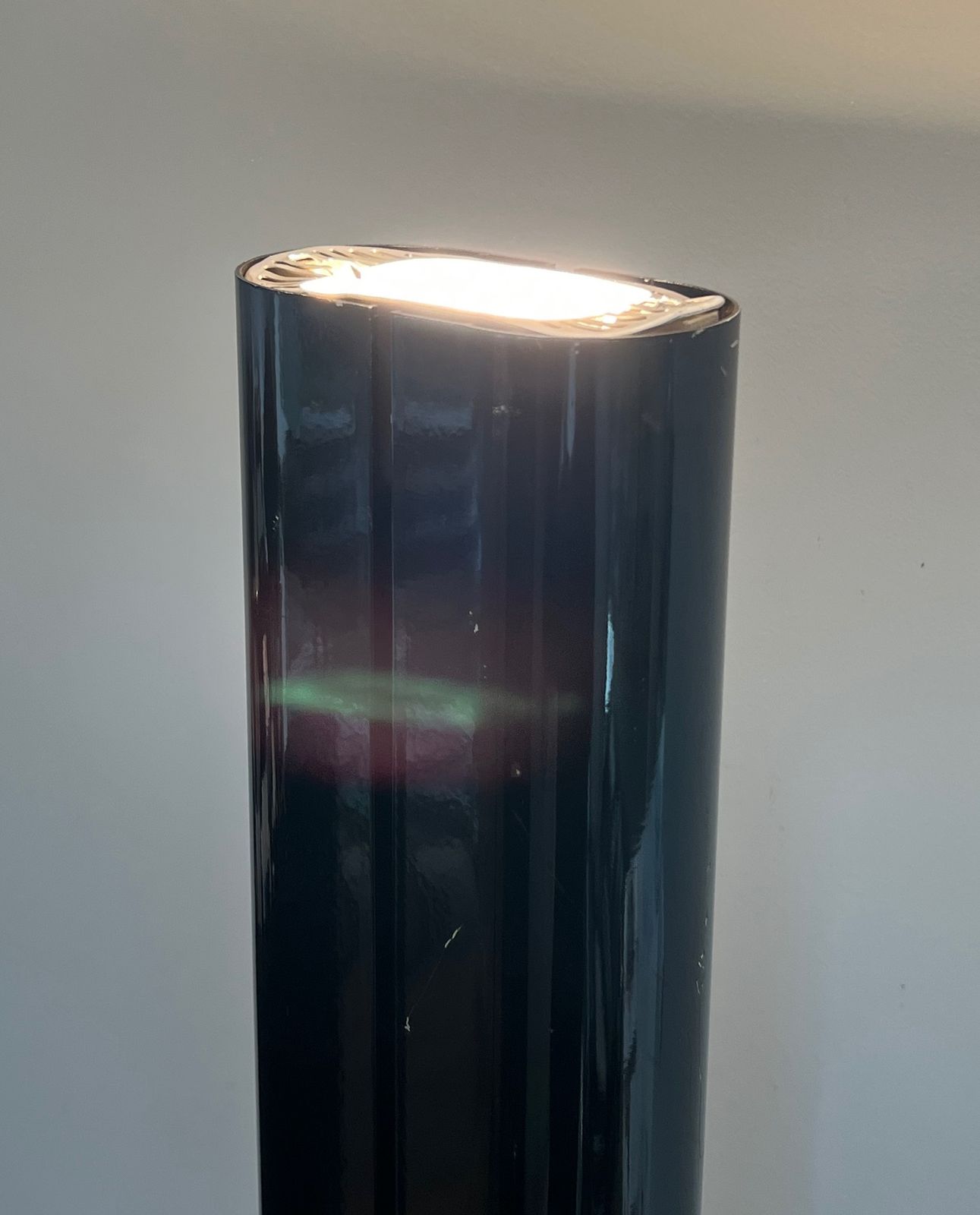 Halogen Floor Lamp Model Megaron In Black Lacquered Metal By Gianfranco Frattini photo Lighting