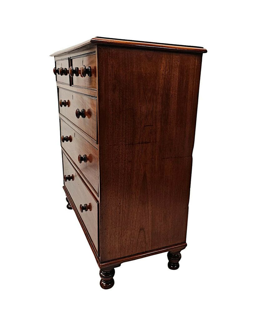 A Very Fine Irish Early 19th Century Chest Of Drawers photo for sale