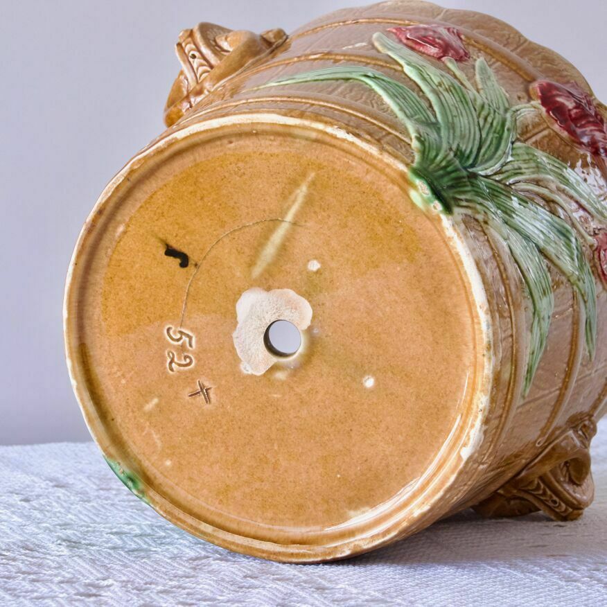 photo furniture Large Wasmuel Art Nouveau Slip Cachepot, 19th Century