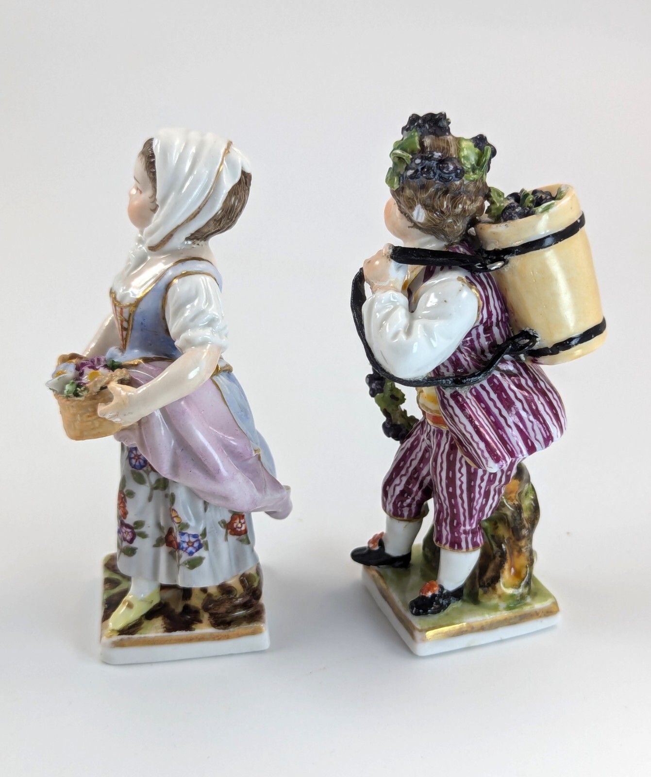 Antique Porcelain Figurines Of Children, Helena Wolfsohn, C. 1880. photo furniture