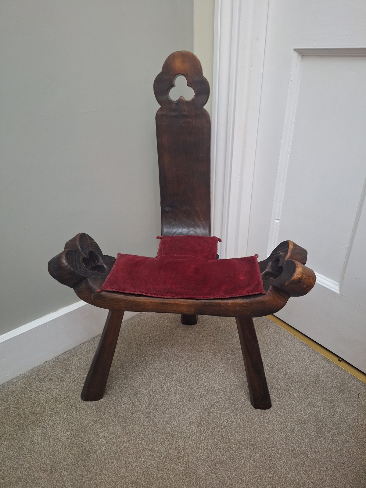 Vintage Baroque Spanish Birthing Chair photo buy