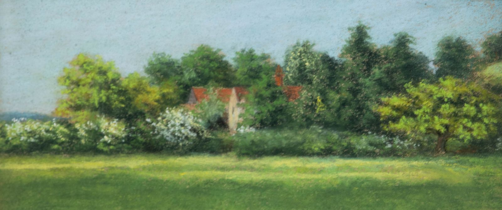 Mid 20th Century Pastel Farmhouse In The Meadow photo furniture