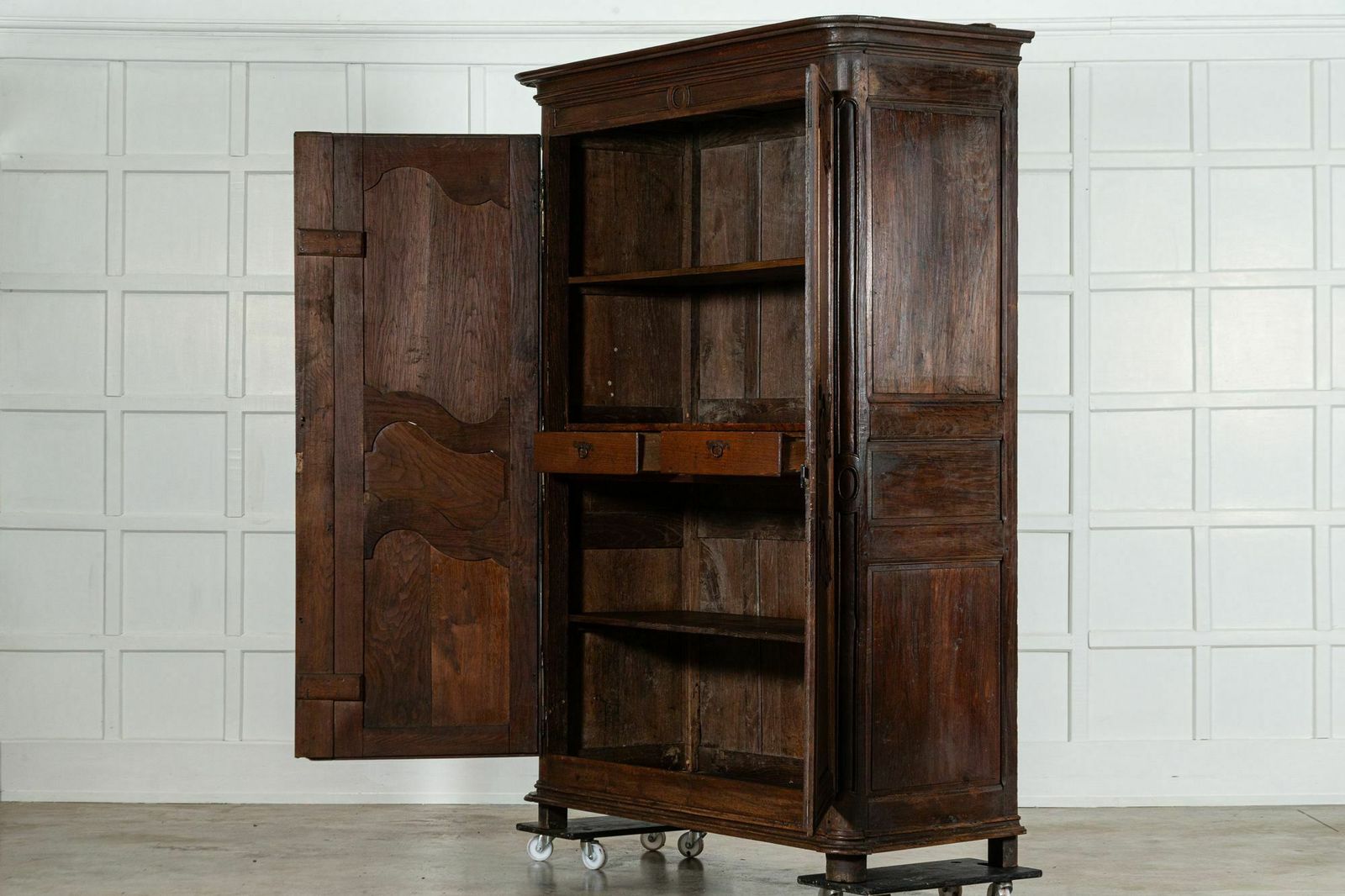 19thc French Oak Armoire, 1800s photo buy