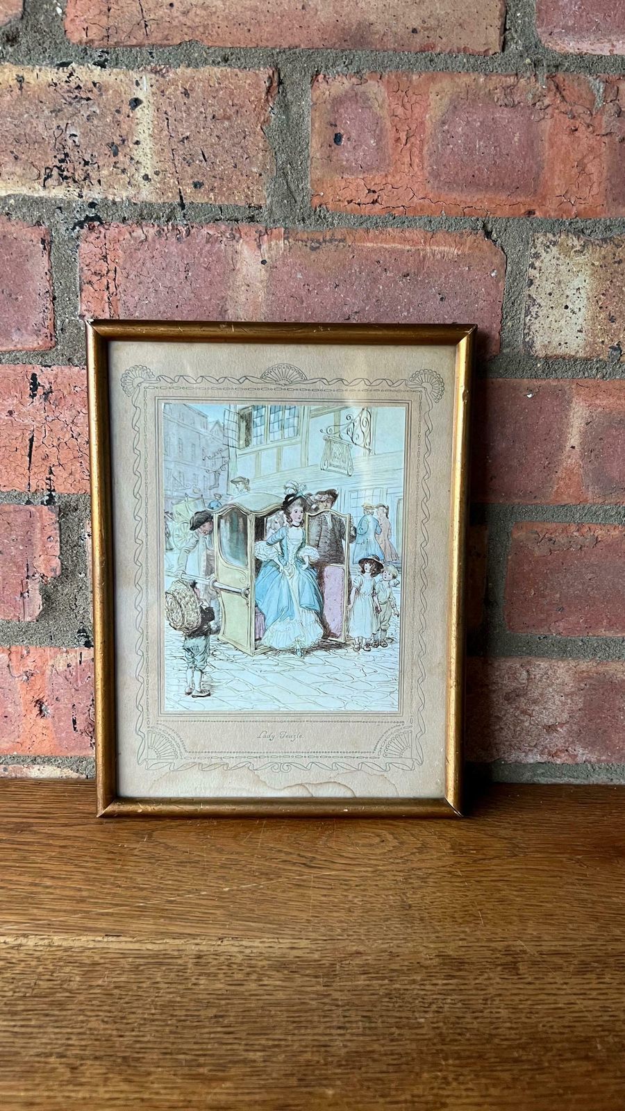 The School For Scandal. : "Lady Teazle" Picture 1911 photo furniture