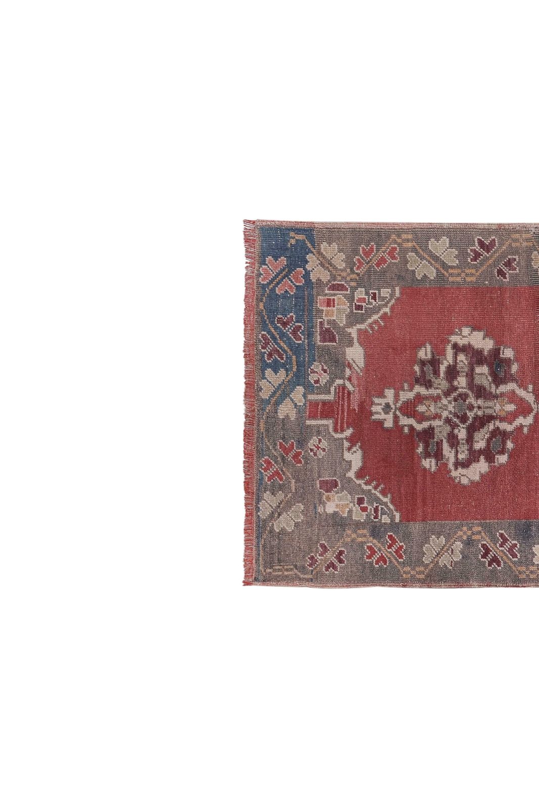 Anatolian Turkish Hand Knotted Runner 3'3'' X 7'8'' photo for sale