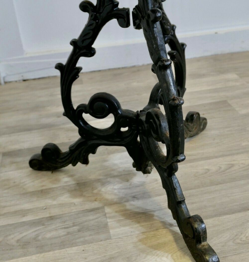 Victorian Cast Iron Scroll Work Occasional Table photo buy