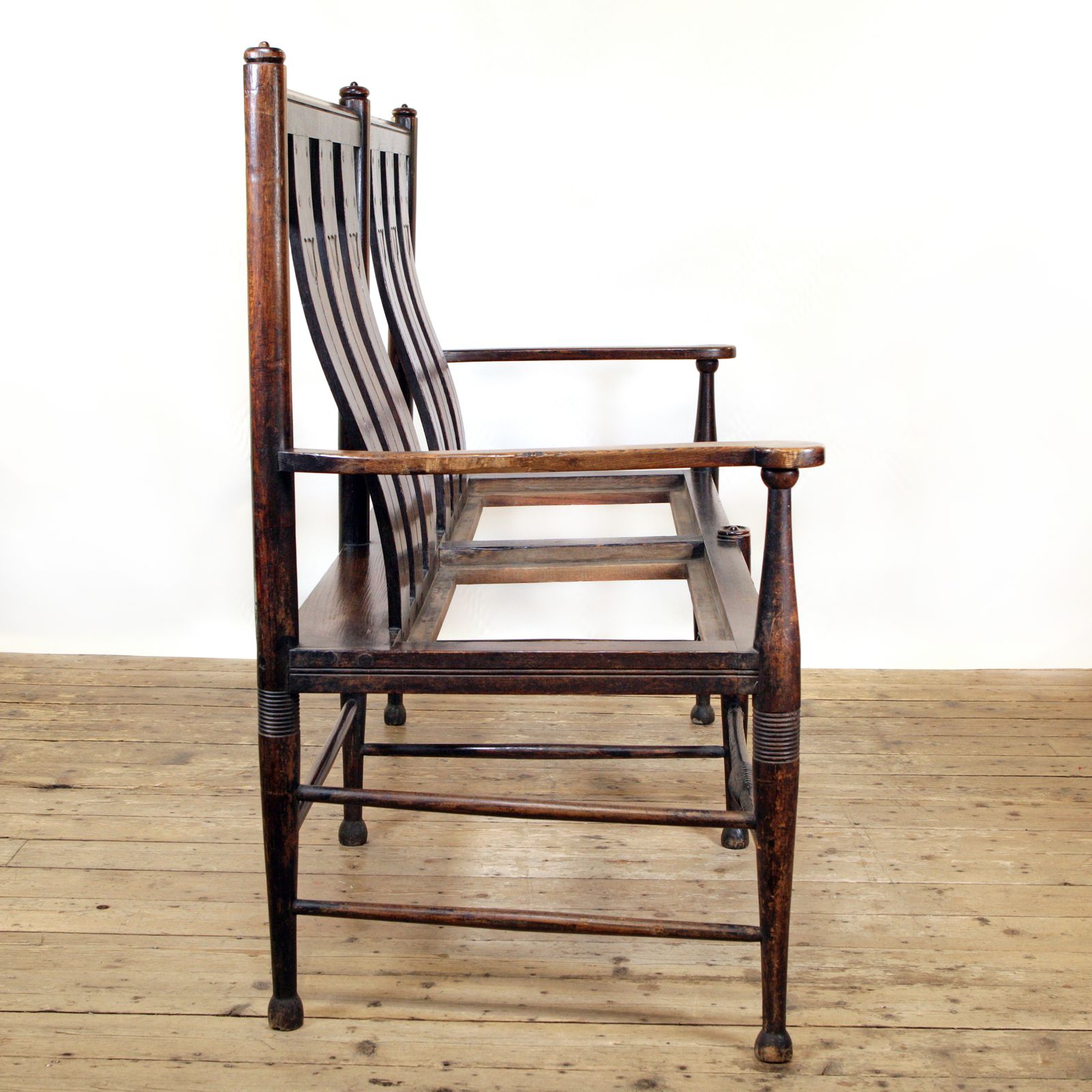 photo furniture A Rare George Walton Settle By William Birch For Liberty & Co..