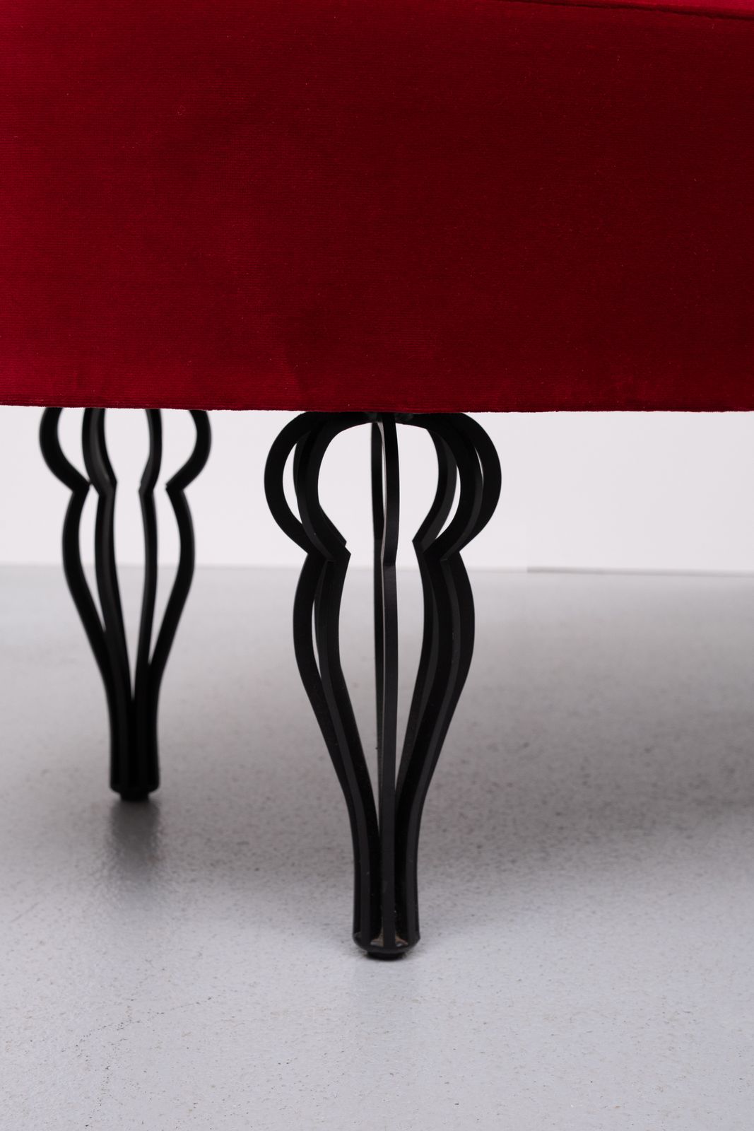 Unique 3 Piece Bedroom Set By Gelderland In Red Velvet . photo Furniture