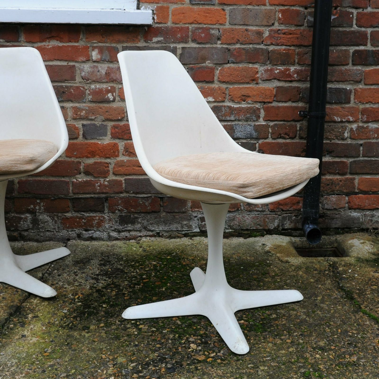 photo buy 103 Aluminium Tulip Chairs By Maurice Burke For Arkana, 1960s, Set Of 6