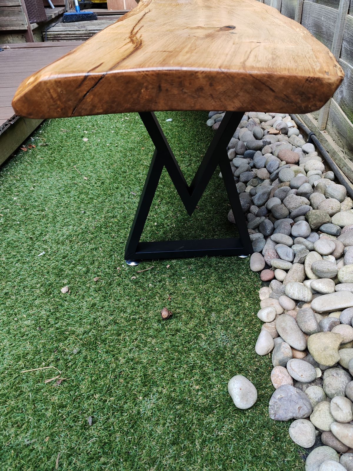 Rustic Oak Bench photo 245.0