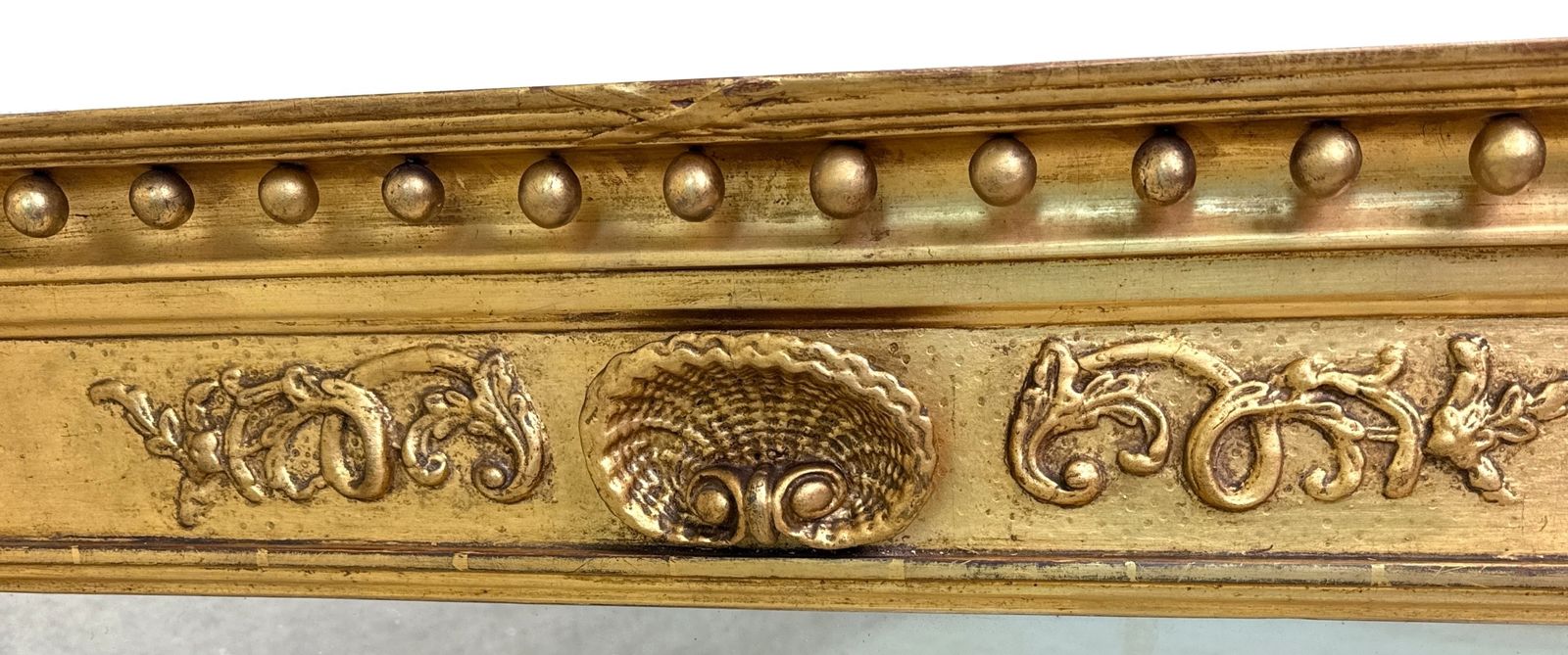 photo for sale Regency Giltwood & Gesso Overmantle Mirror (England, Circa 1820)