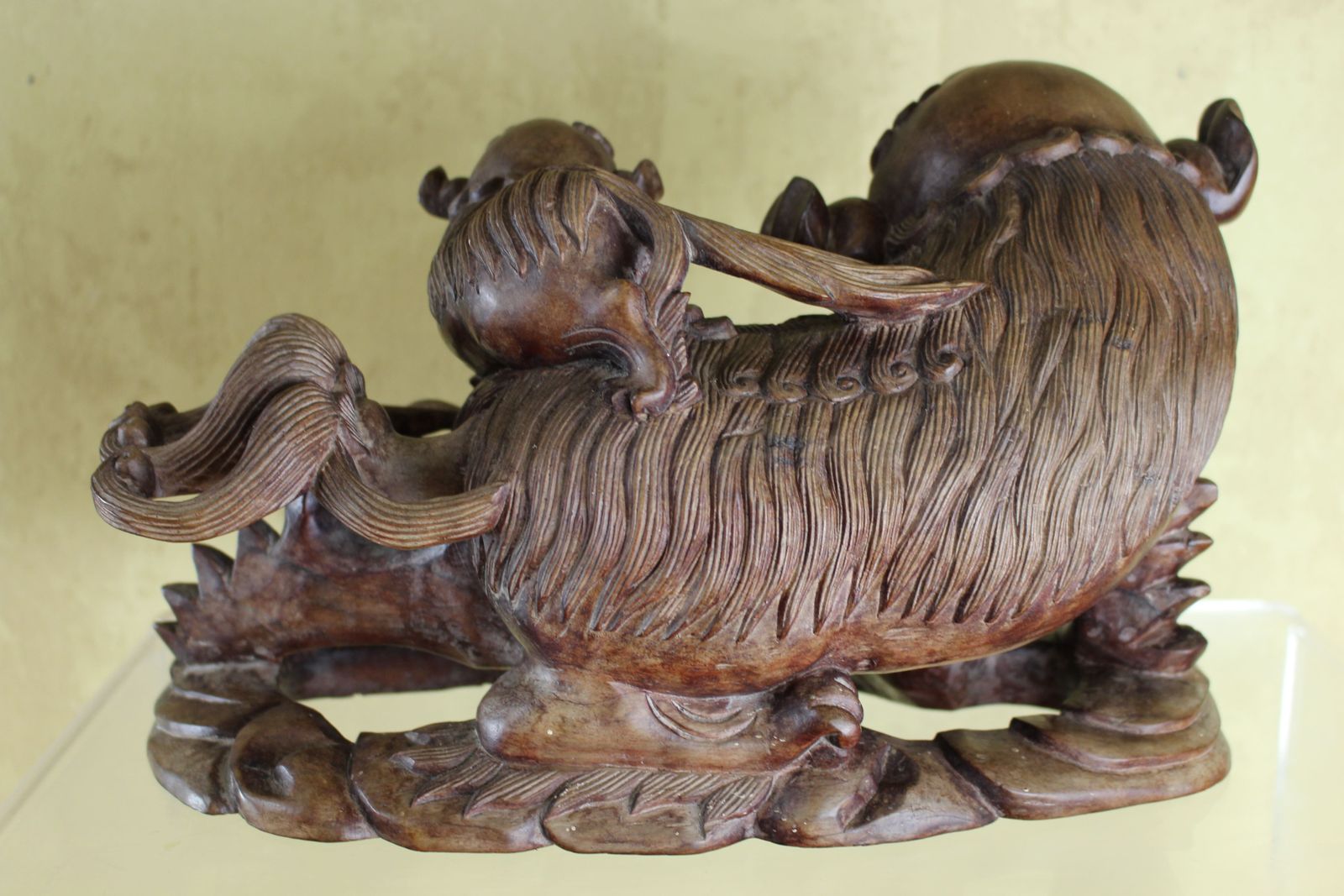 Early 20th Century Japanese Carved Dog Of Fo photo Art