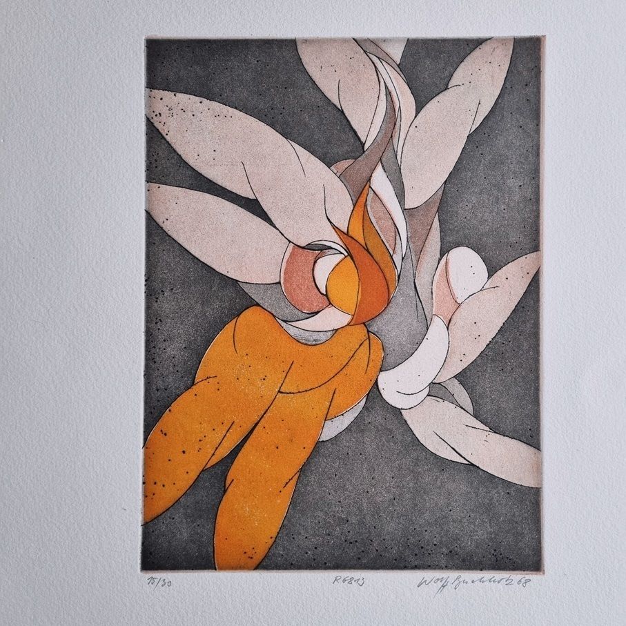 Wolff Buchholz   Tanz 1968 (Eight Etchings) German Mid Century Modern Art photo Art