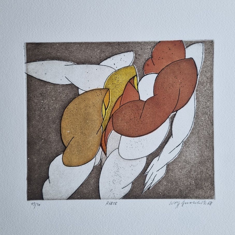 Wolff Buchholz   Tanz 1968 (Eight Etchings) German Mid Century Modern Art photo vintage