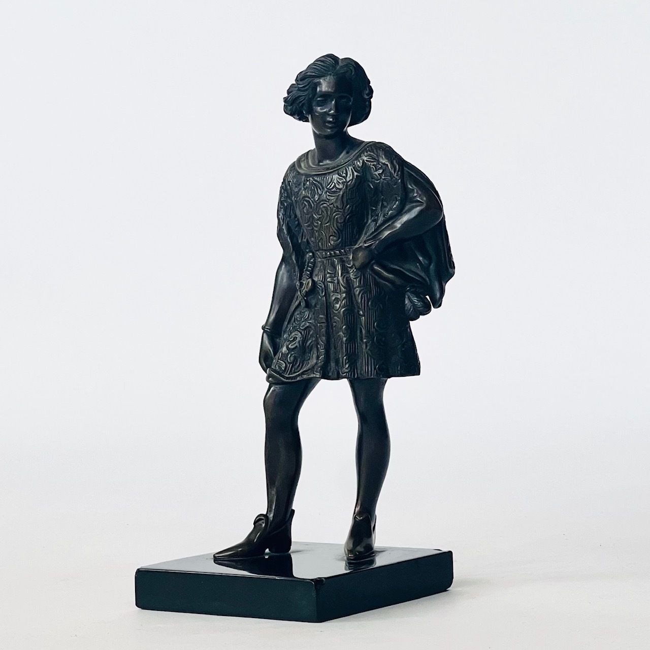 Victorian Bronze Figure, 1800s photo for sale