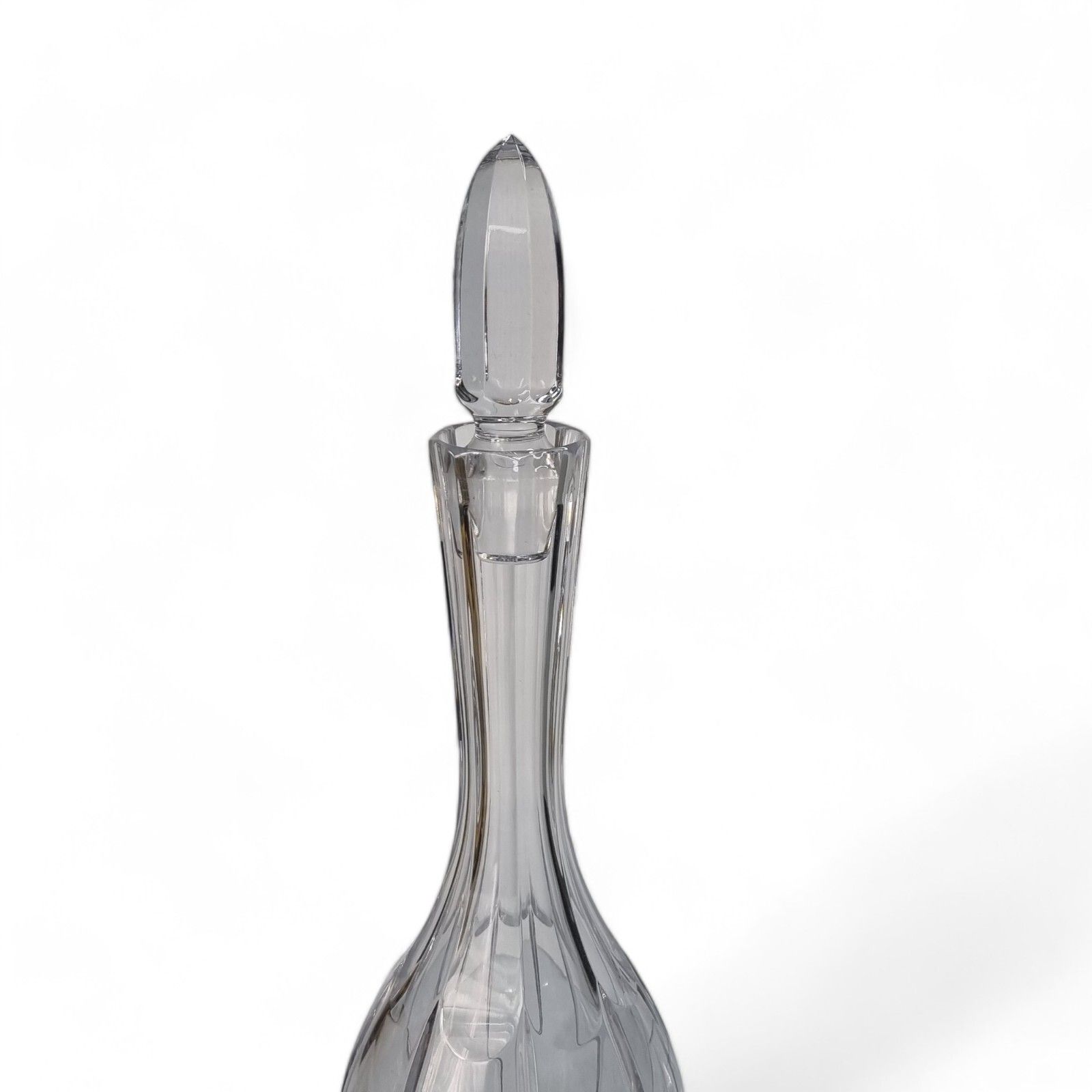 Glass Decanter Art Deco Crystal Cut Glass Decanter Vintage Lyric Cut By Atlantis photo 105.0