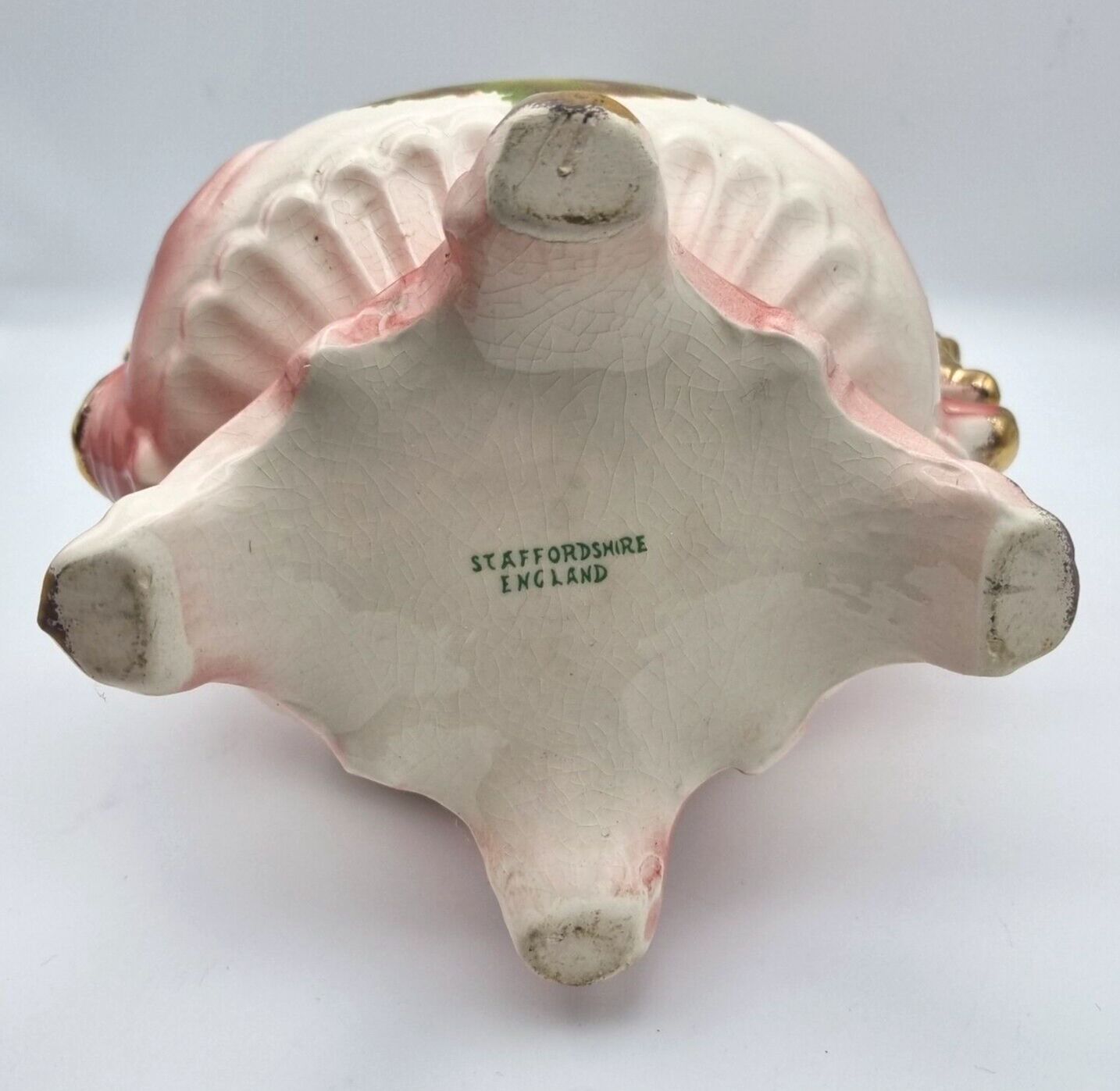 Antique Teapot Royal Staffordshire Ironstone Tea Pot Fragonard C1900 photo vintage