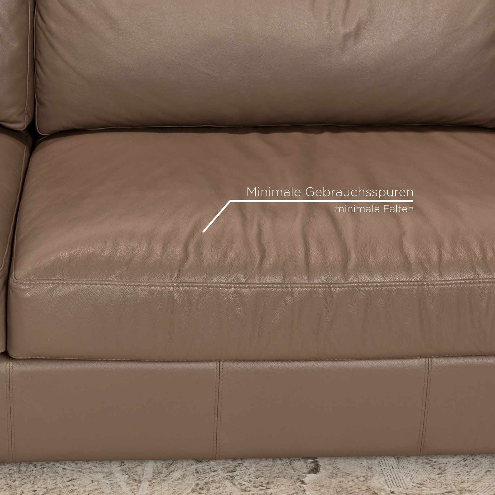 Canapé d'angle BoConcept Cenova en cuir marron photo Mobilier