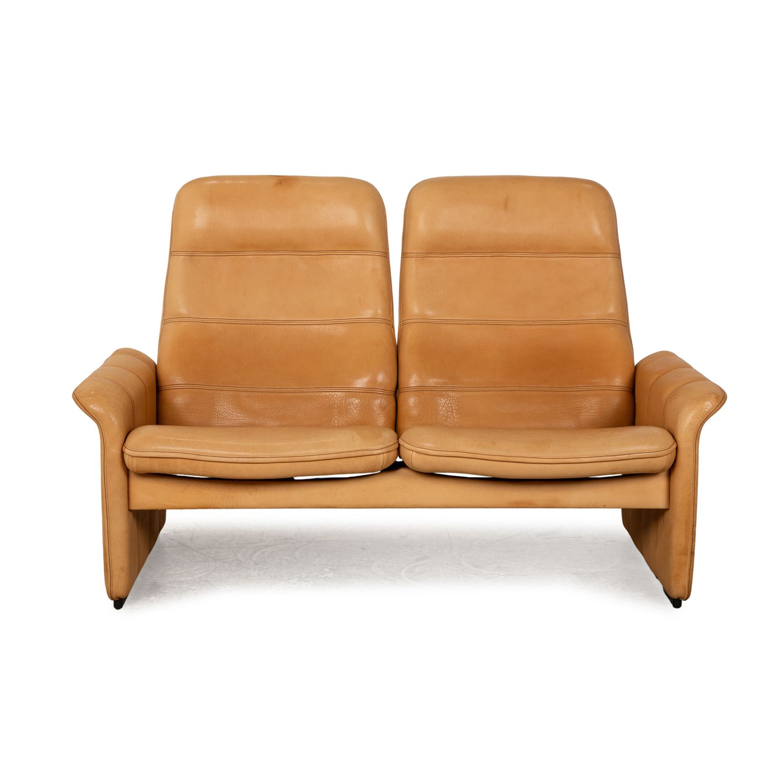 Canapé 2 places De Sede DS 50 en cuir beige