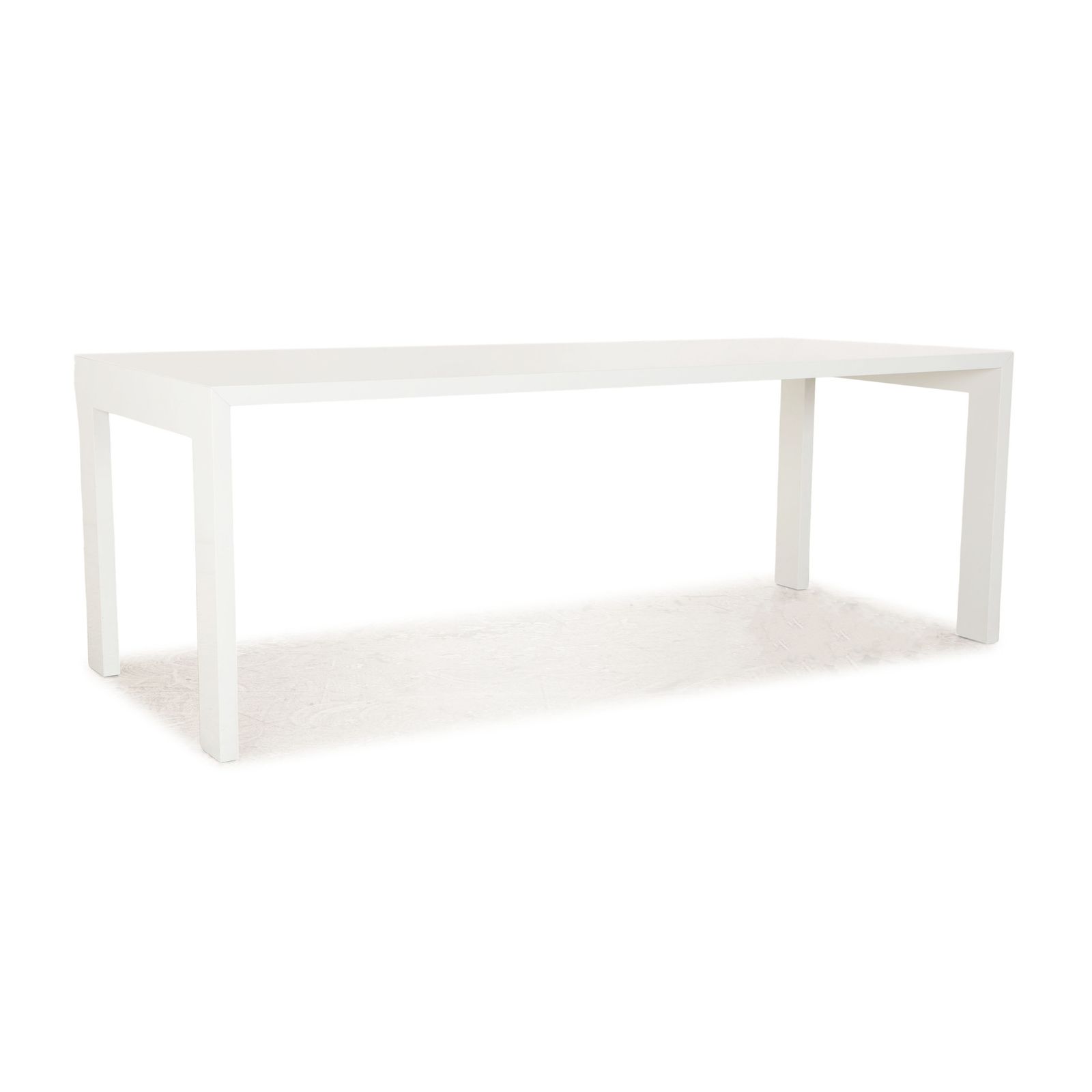 Cappellini Gamma Wooden Dining Table White By Jasper Morrison 209 X 89 X 75 Cm