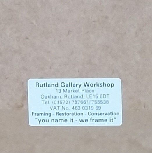photo vintage Impressionist Contemporary Art Rutland  Michael Gibbison Watercolour Beach Scene