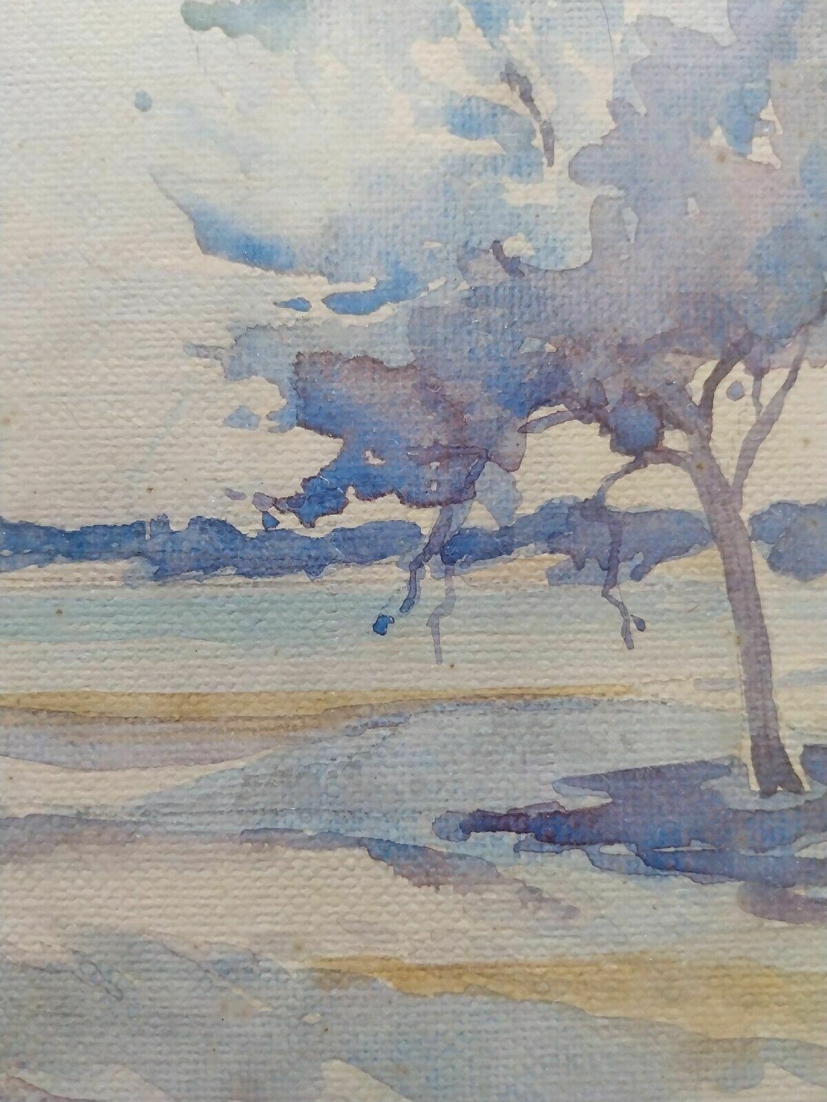 Vintage Lilian Bouton Smith Original Watercolour Seascape 1938 Antique Ooak photo buy