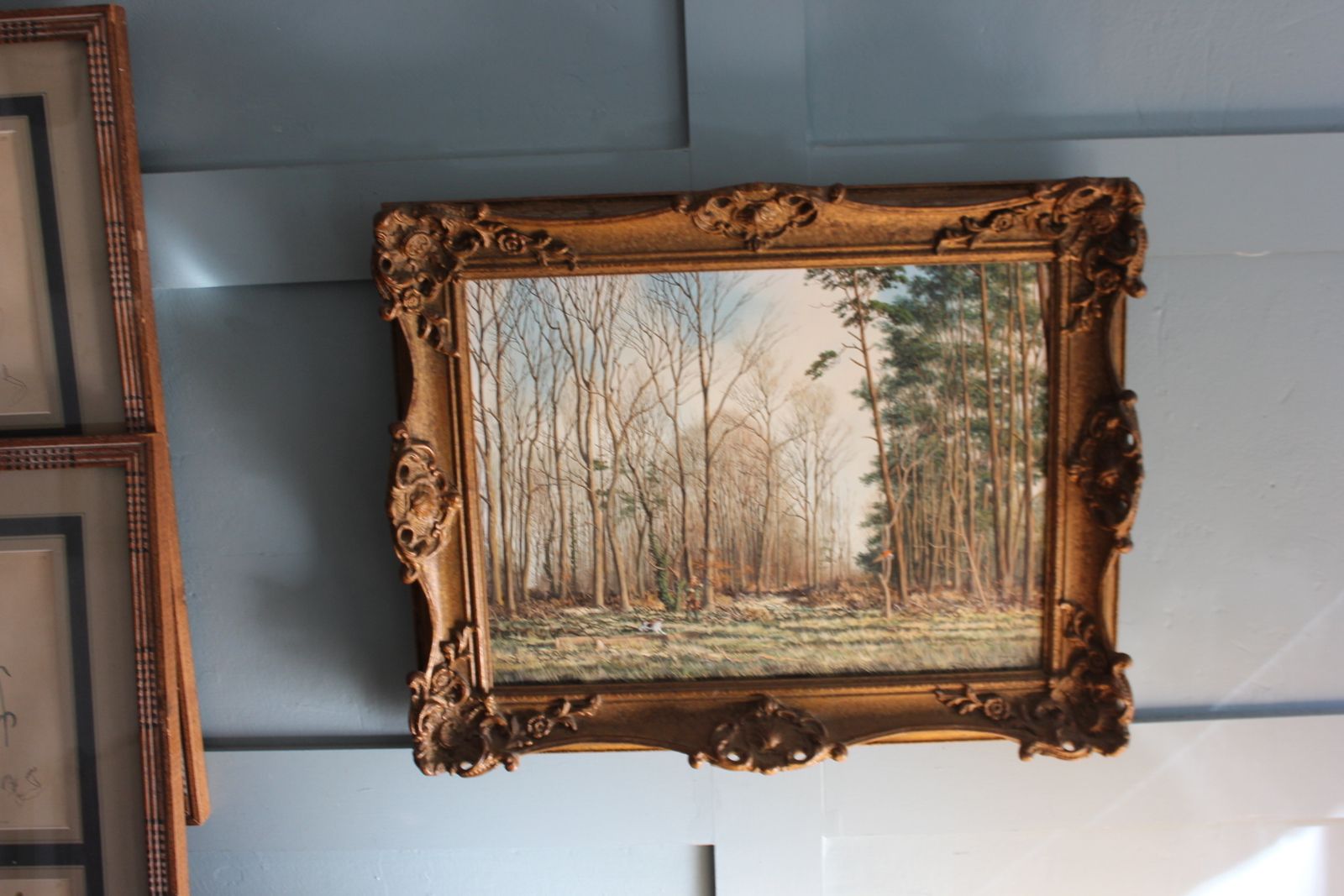 Traditional English Sporting Landscape – Autumn Pheasant Shoot By Nick Mace photo furniture