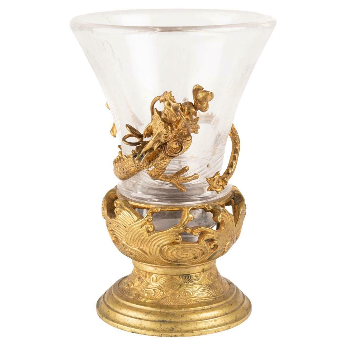 Vase From The Escalier De Cristal, Gilt Bronze Mounting, 19th Century