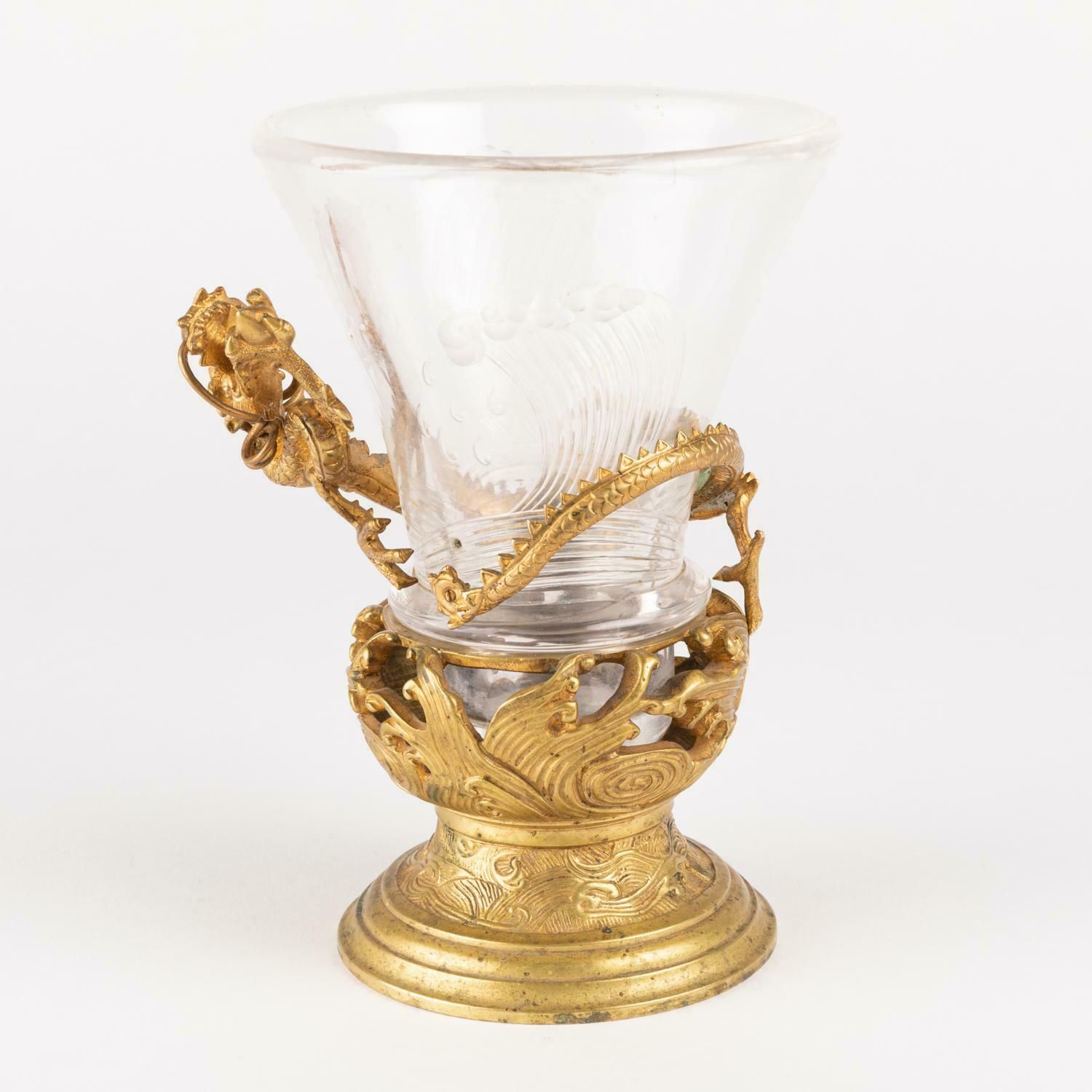 Vase From The Escalier De Cristal, Gilt Bronze Mounting, 19th Century photo buy