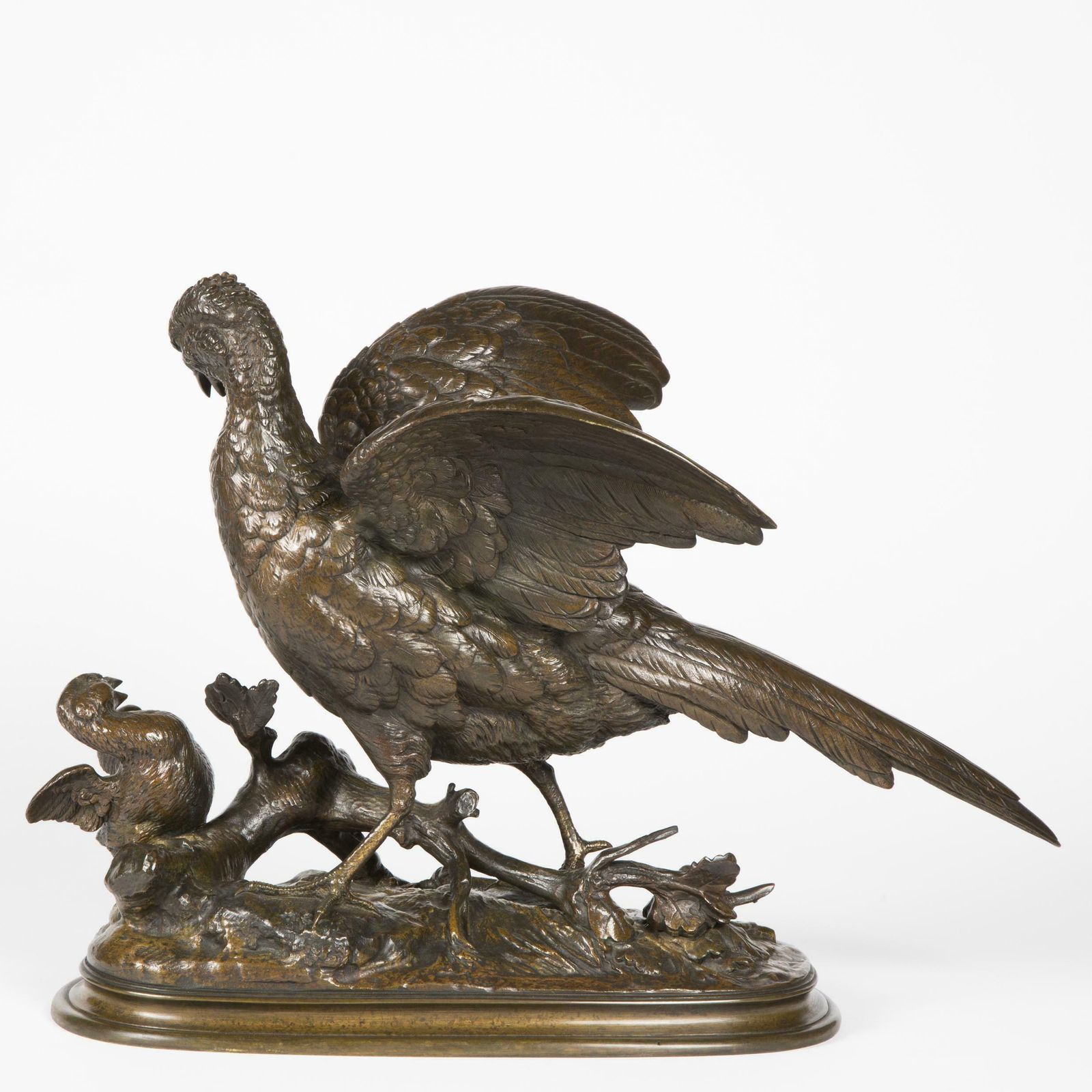 Patinated Bronze Sculpture By Edouard Delabrierre, Napoleon III Period. photo for sale