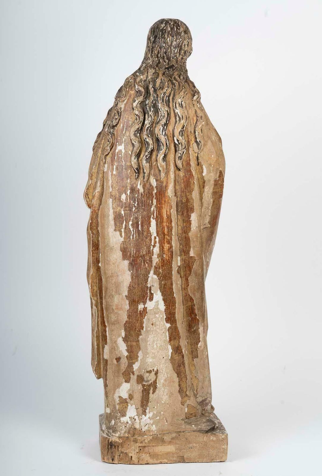 Carved Wooden Sculpture Of Mary Magdalene, Circa 1500. photo 9480.0