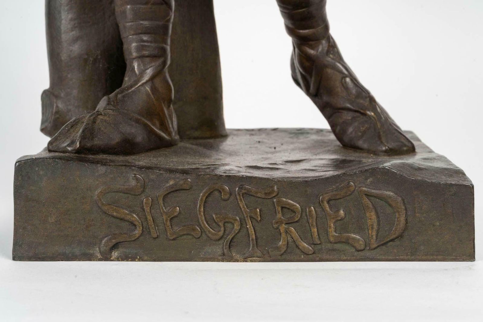 Regule Sculpture Of Siegfried In The Napoleon III Style, Circa 1900. photo buy